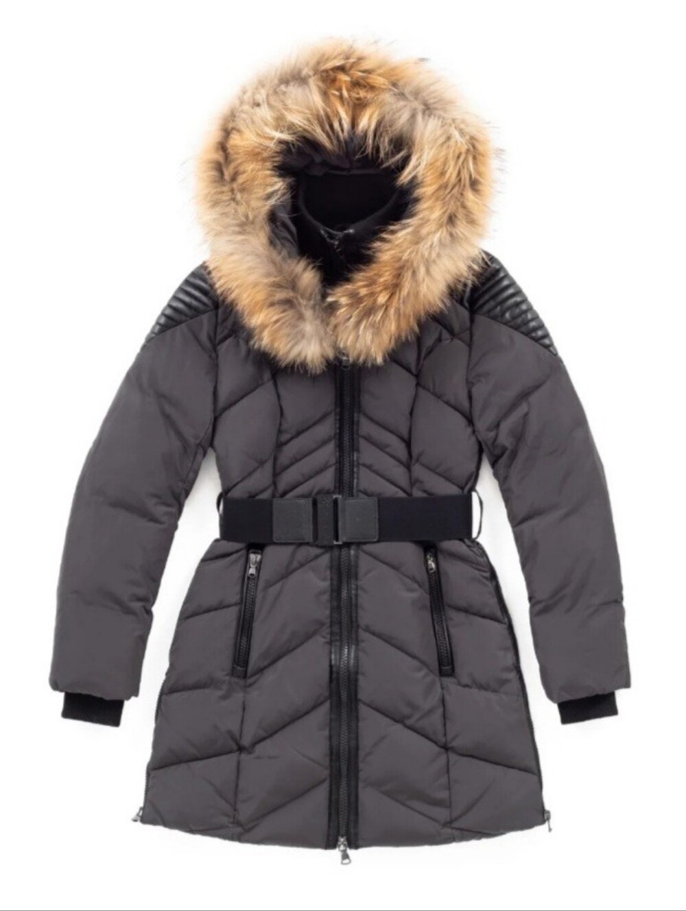 Hix And FION XXL REAL RACCON FUR SUPER QUALITY DESIGNER WINTER COAT